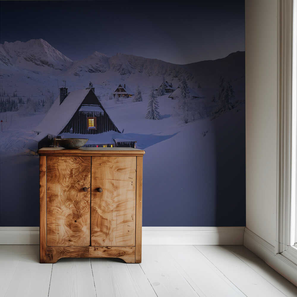 Winter Hut | Wallpaper