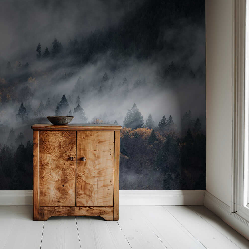 Ein Pfad aus Nebel | Hintergrundbild