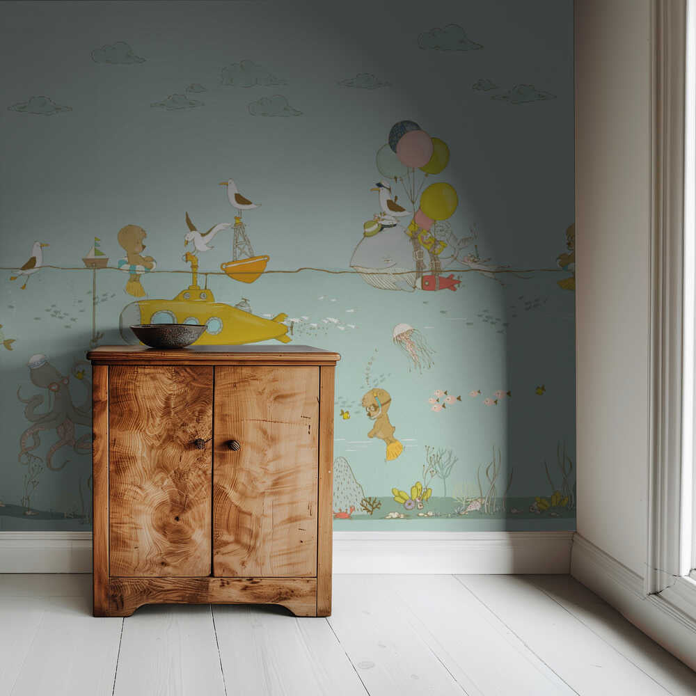 Sous-marin jaune | Fond d'écran