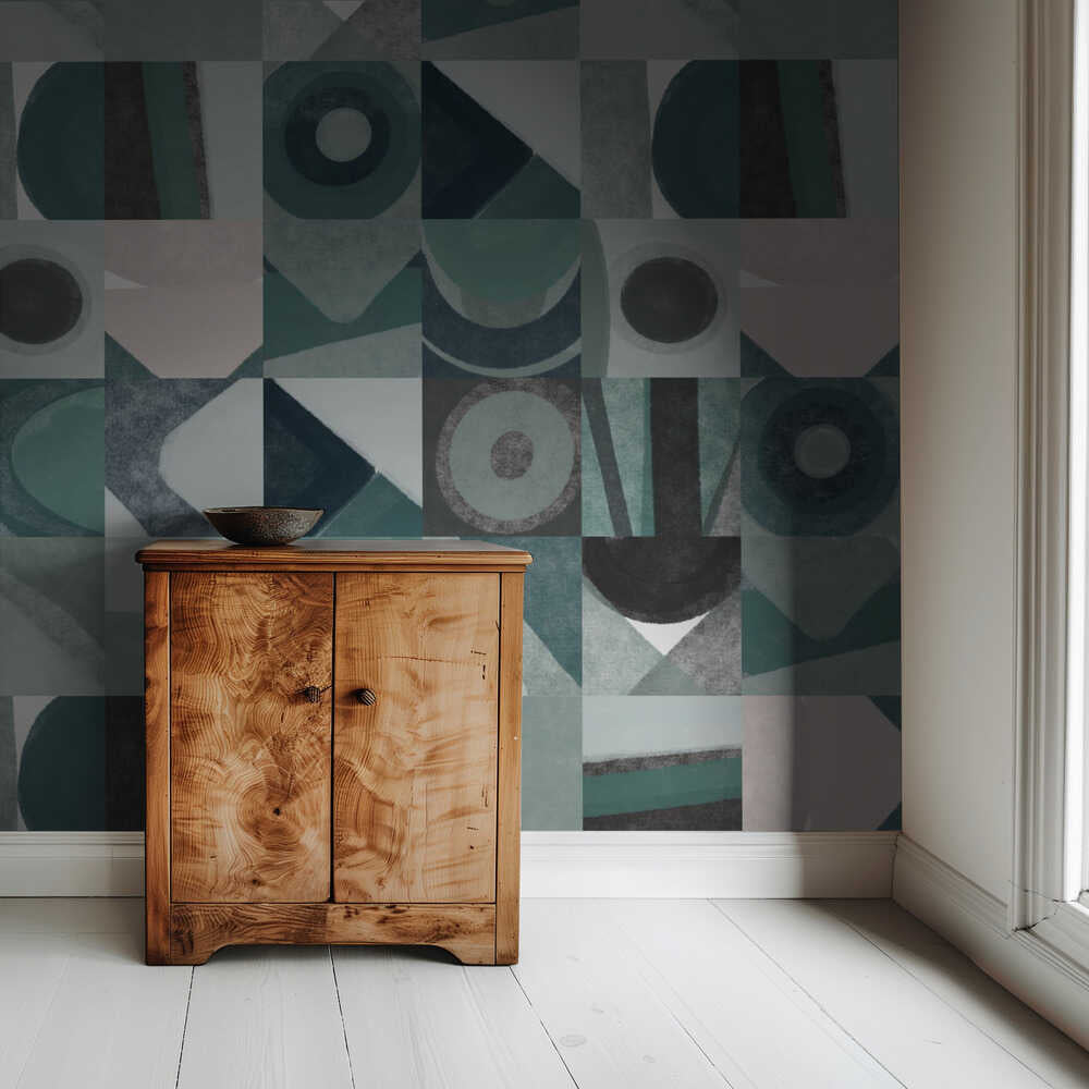 Harmonie de l'abstraction géométrique | Fond d'écran