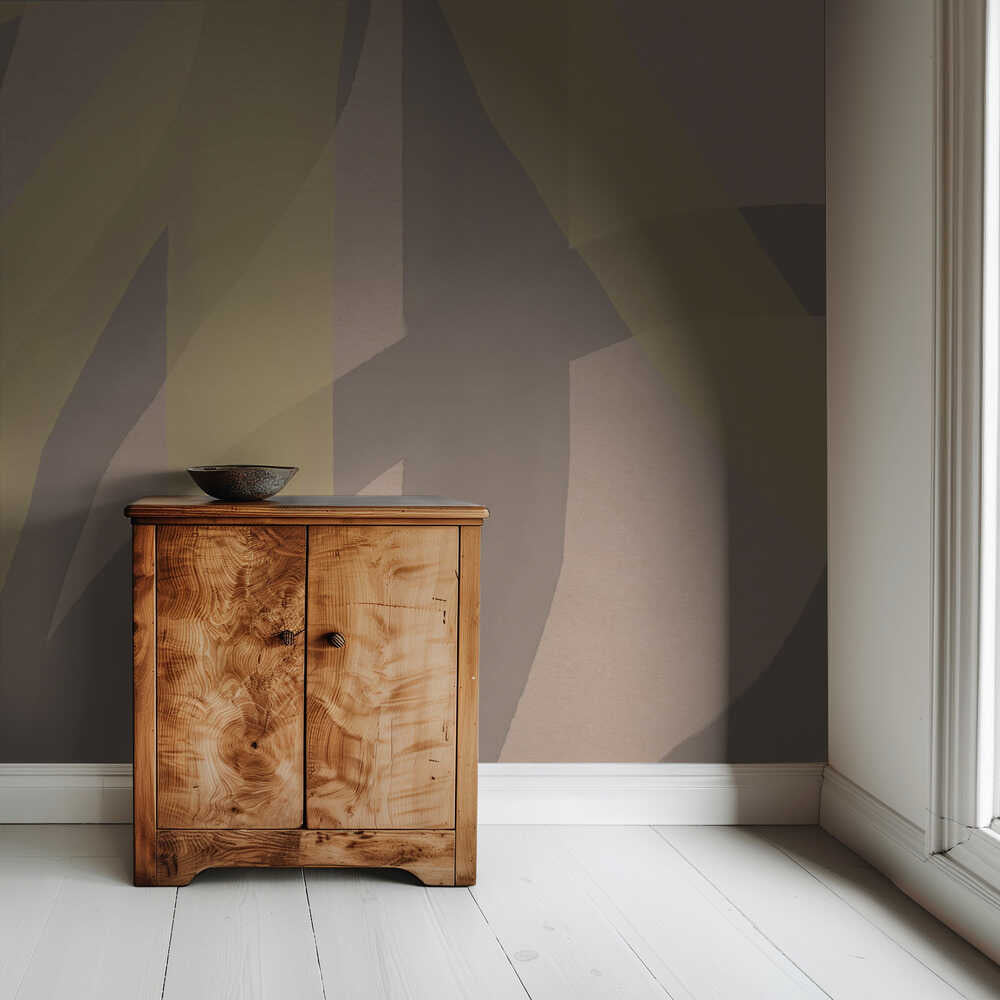 Aquarelle abstraite neutre dans les tons nude et pastel 4 | Fond d'écran