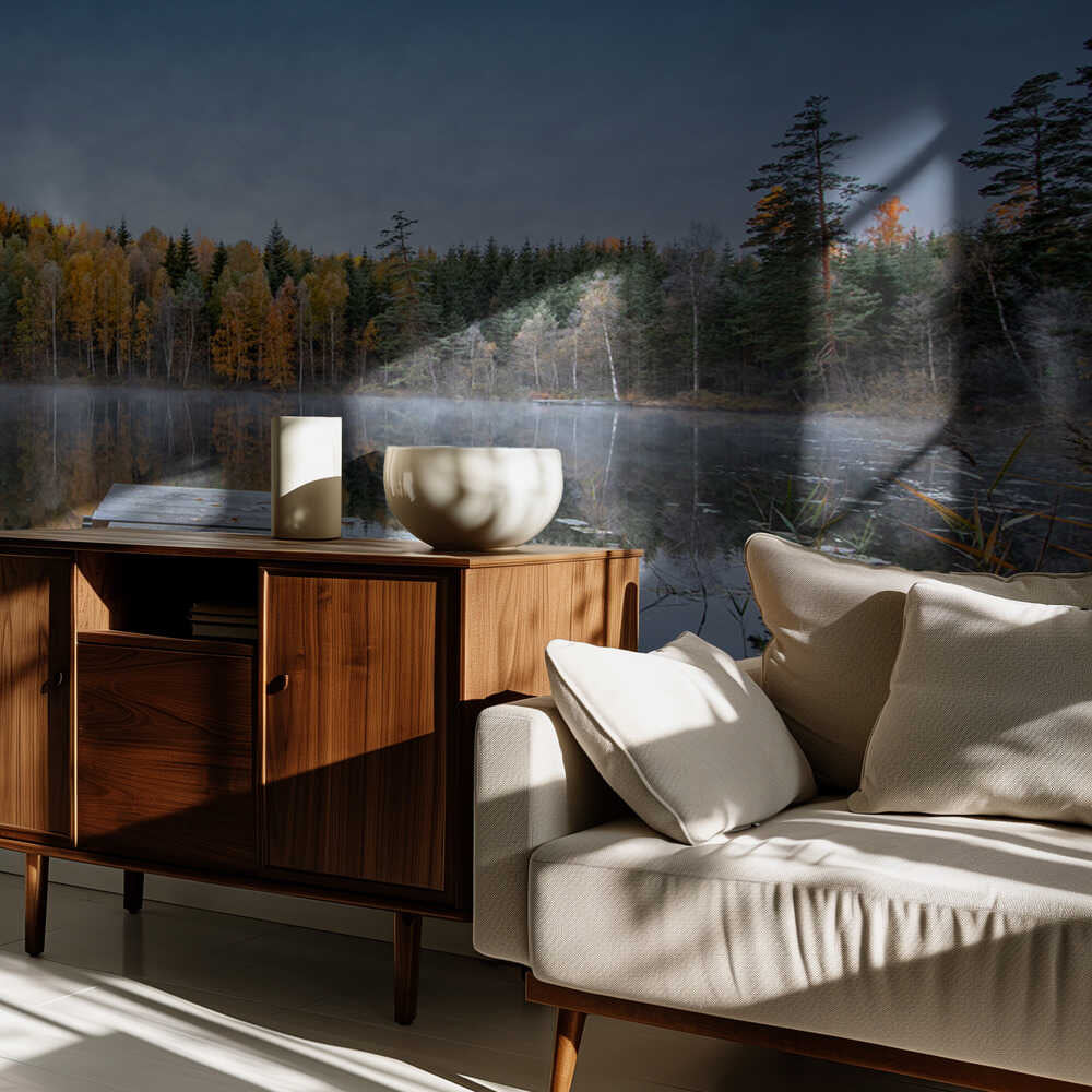 Herbstlicher Pier | Hintergrundbild