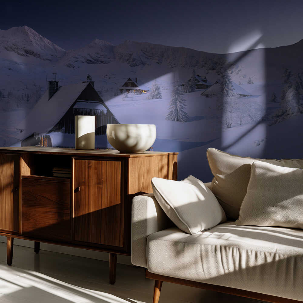 Winter Hut | Wallpaper