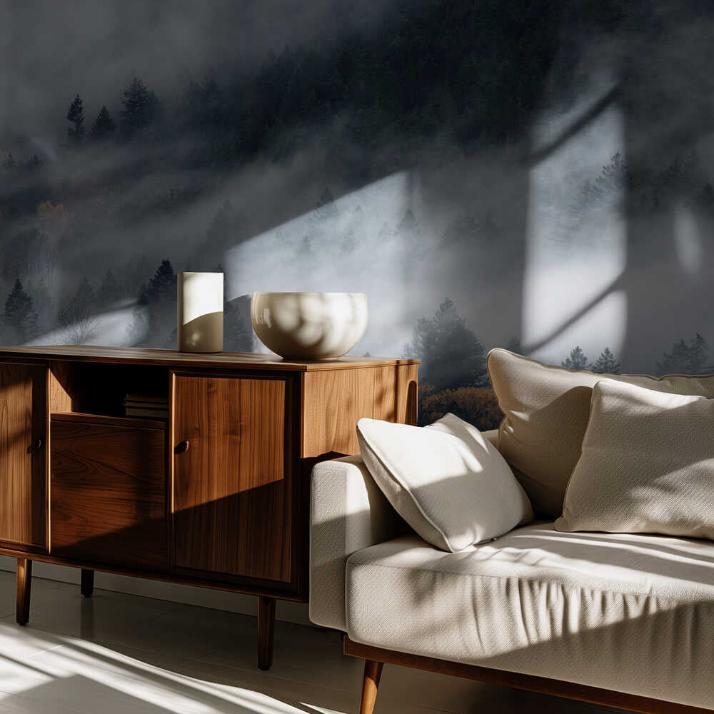 Ein Pfad aus Nebel | Hintergrundbild