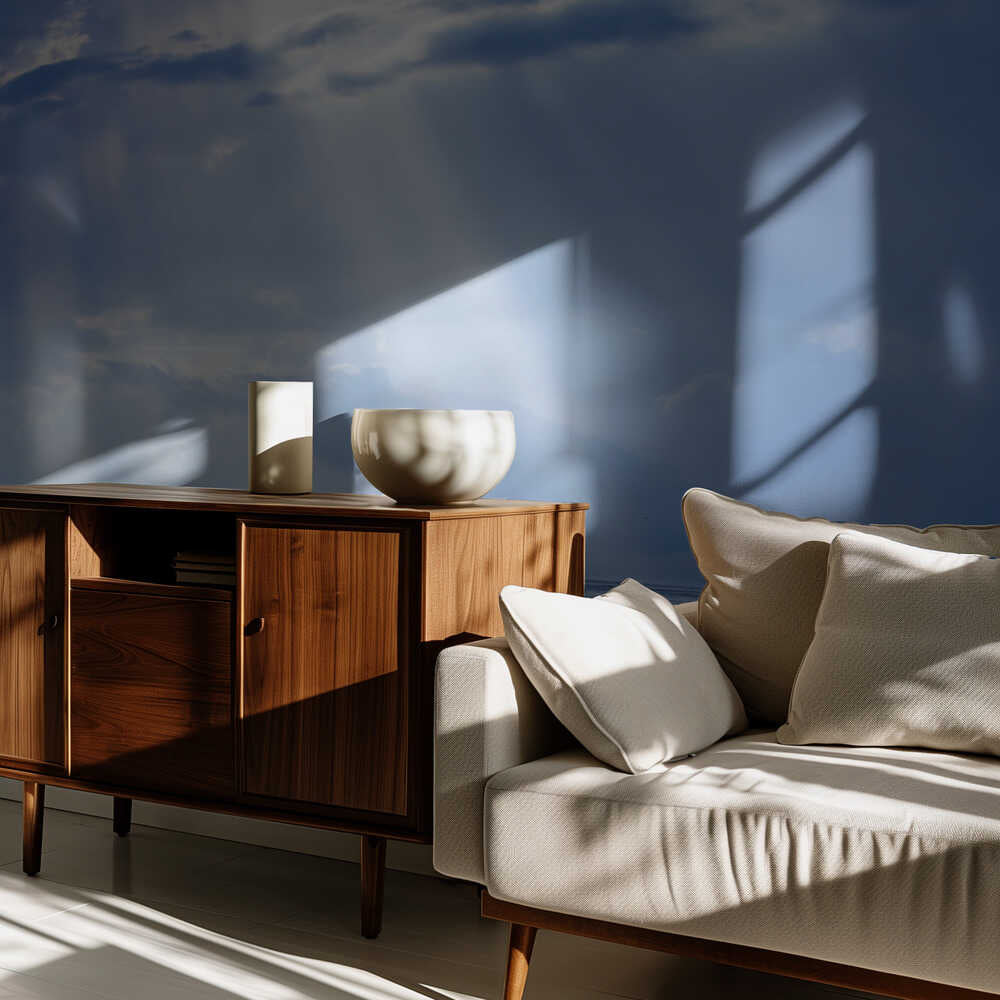 Whale and sun rays | Wallpaper