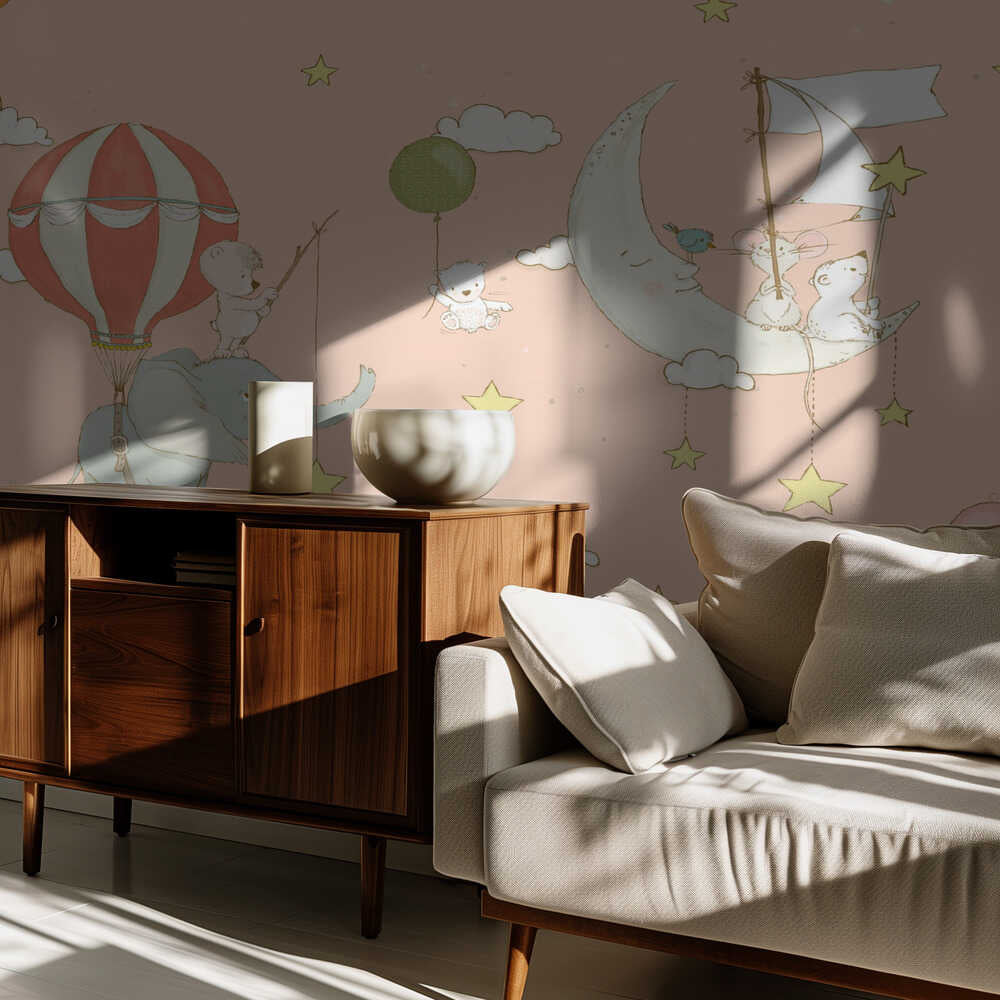 Elefantentraum_Pfirsichfarben | Hintergrundbild