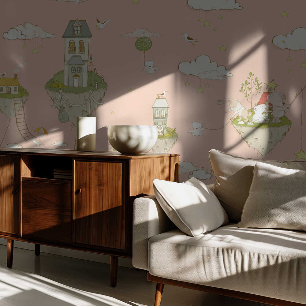 Îles flottantes_Peachy | Fond d'écran