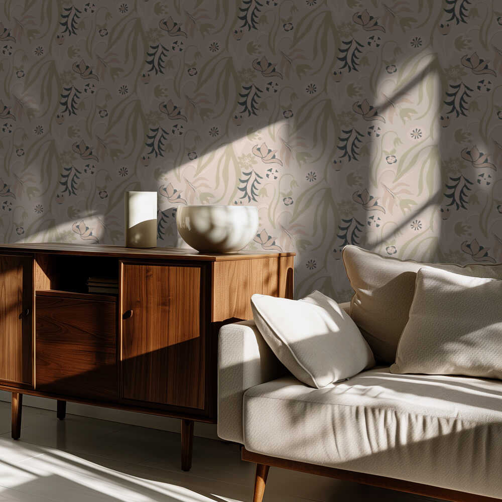 Wunderschöne Blumenmuster | Tapete