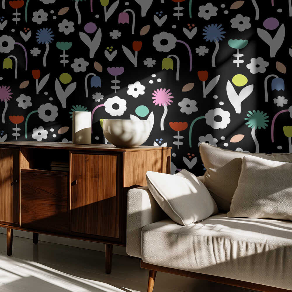 Fleurs (motif) | Papier peint