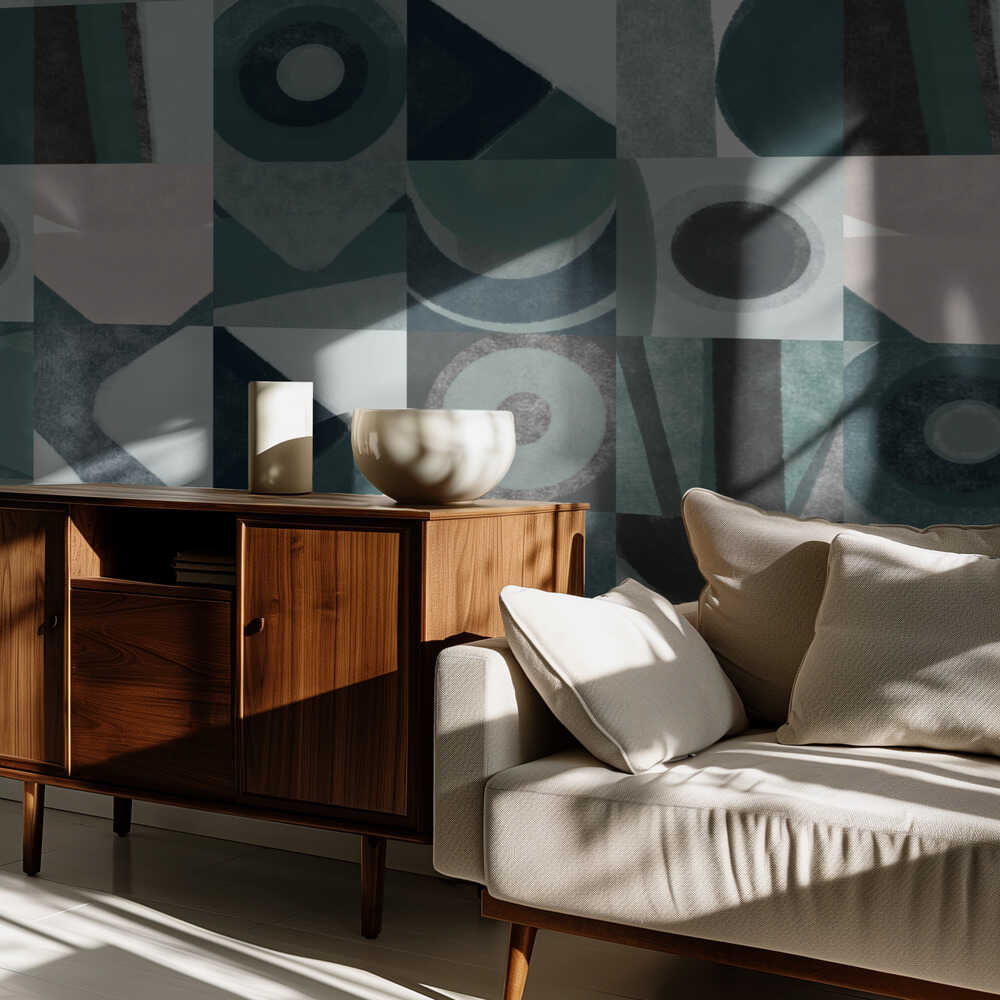 Harmonie de l'abstraction géométrique | Fond d'écran