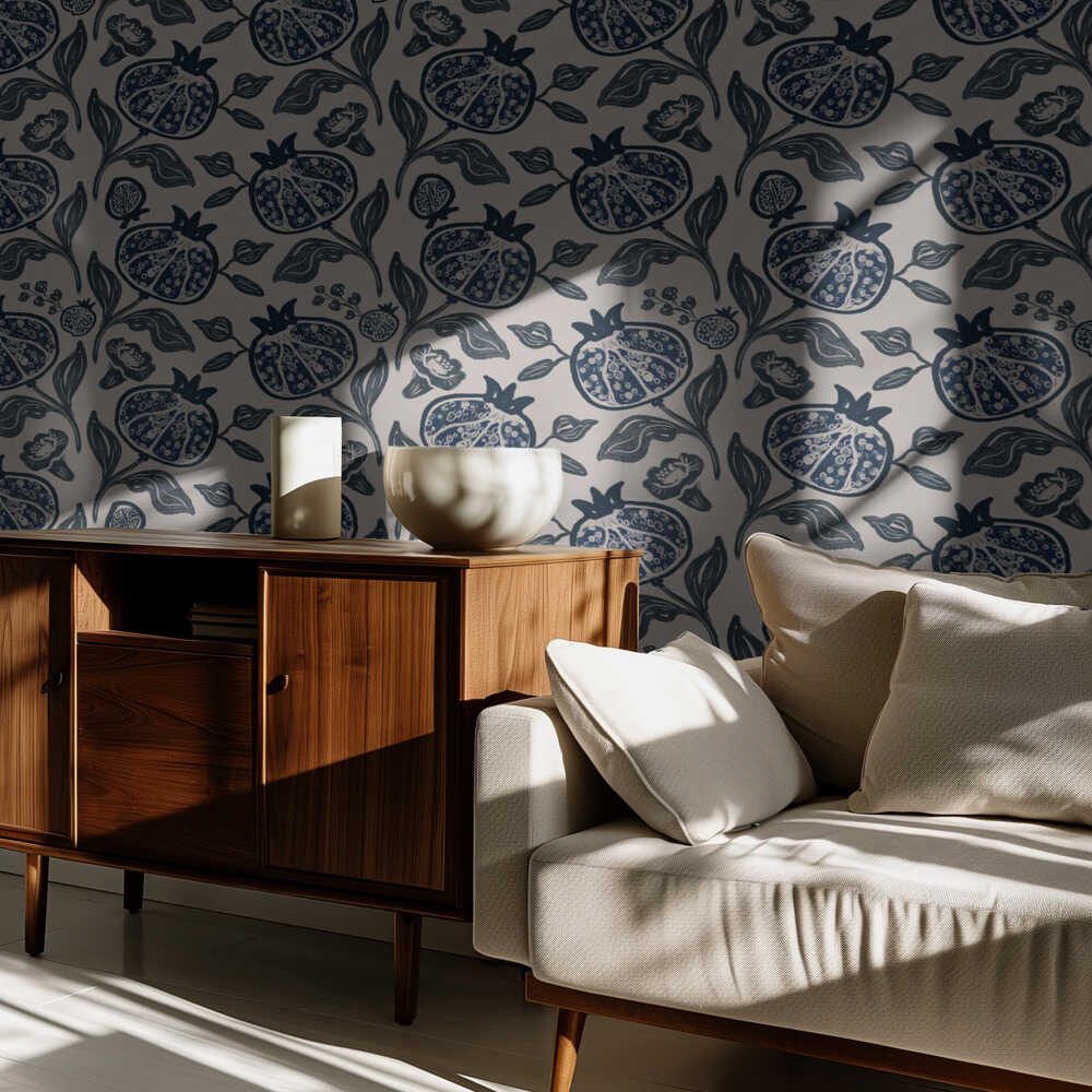 Granatapfelmuster | Tapete