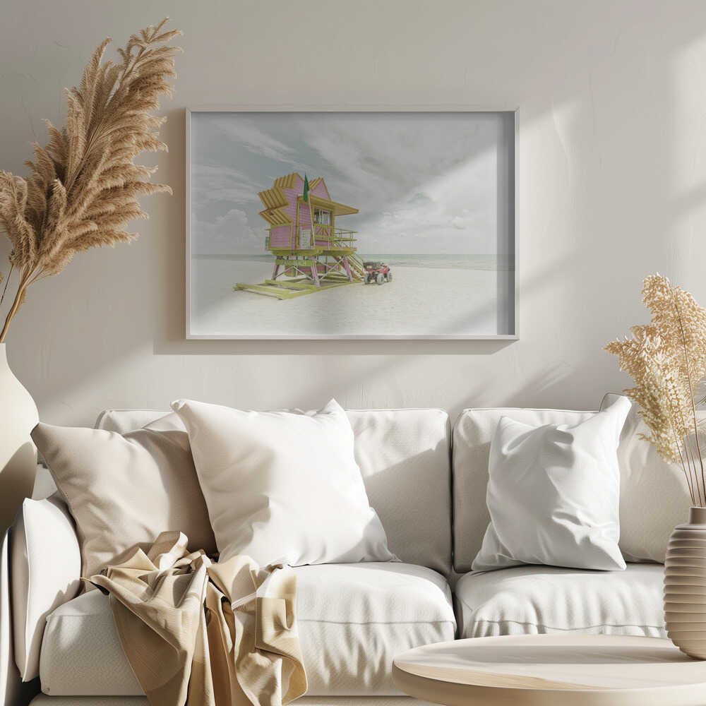 MIAMI BEACH Vintage Florida Flair | Poster