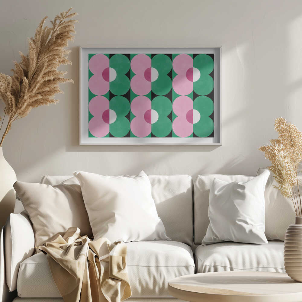 Floral Geometry Shapes | Poster