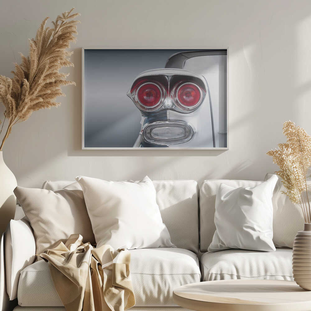 American classic car Bonneville 1958 Convertible | Poster