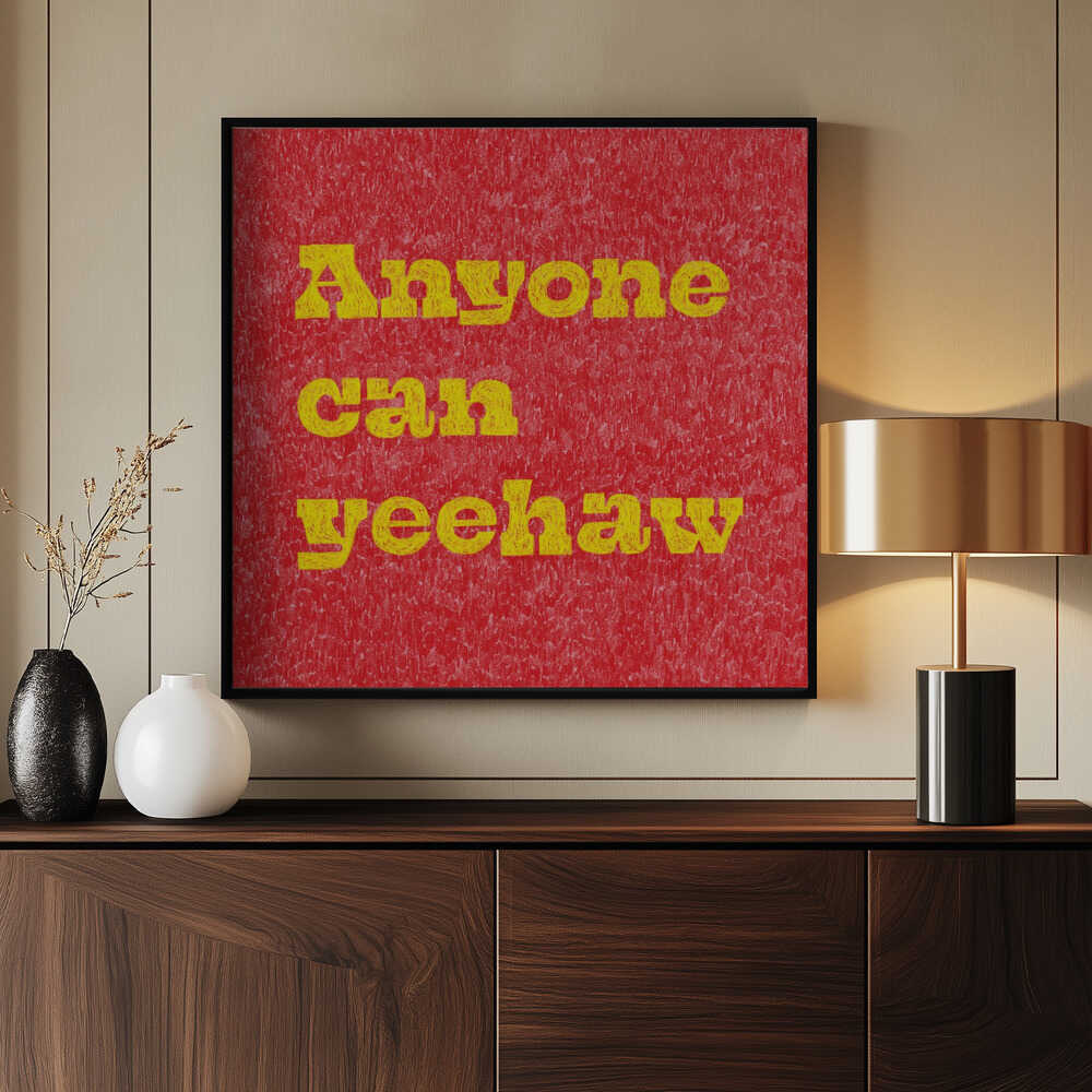 Jeder kann Yeehaw! | Poster