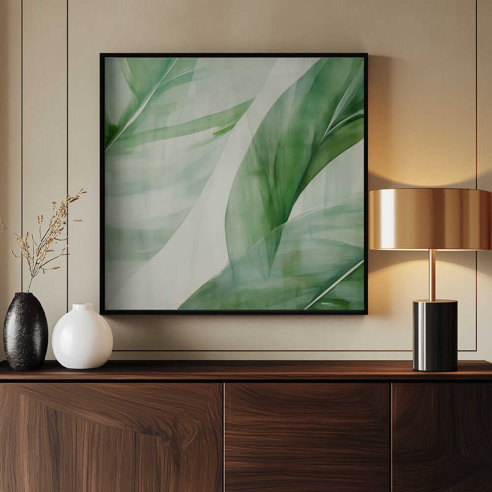 Abstract Banana Leaf | Poster