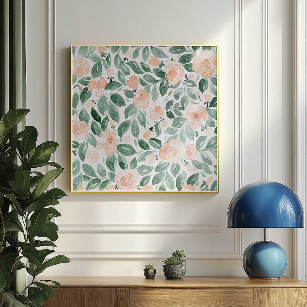 Fleurs de Miriam dans le corail | Affiche