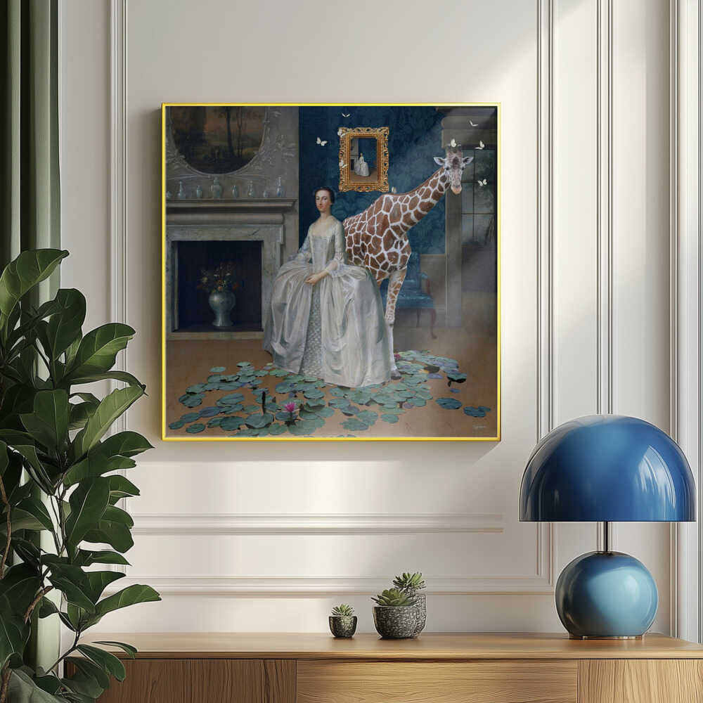 Lady Penelope bringt ihre Giraffe zum Abendessen | Poster