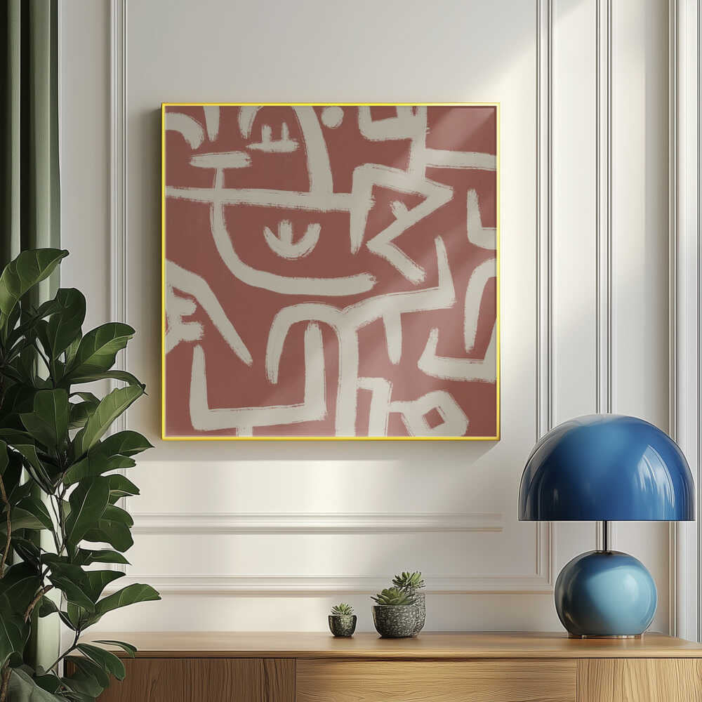 Art abstrait linéaire | Affiche