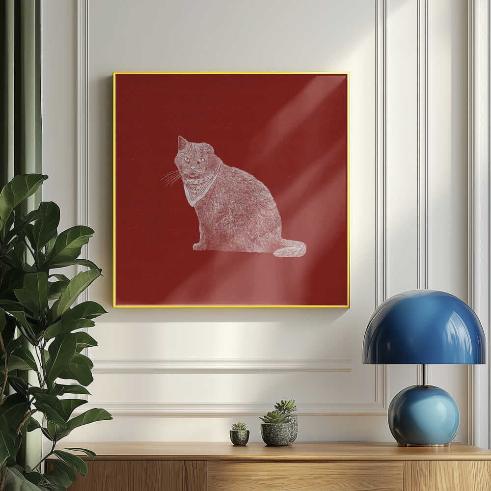 Coole Banditenkatze | Poster