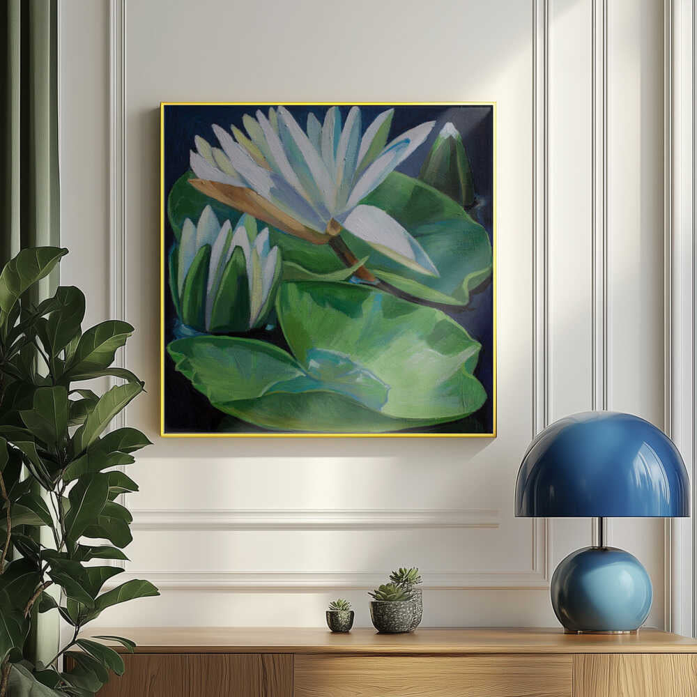 Lakeside Lily in Bloom | Poster