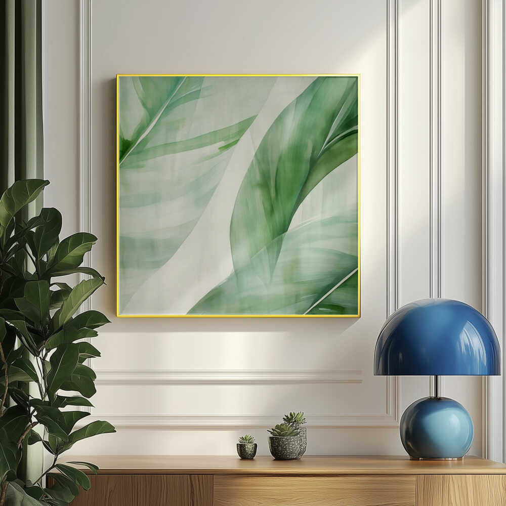 Abstract Banana Leaf | Poster