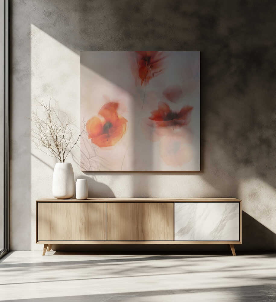 Painted poppies | Canvas