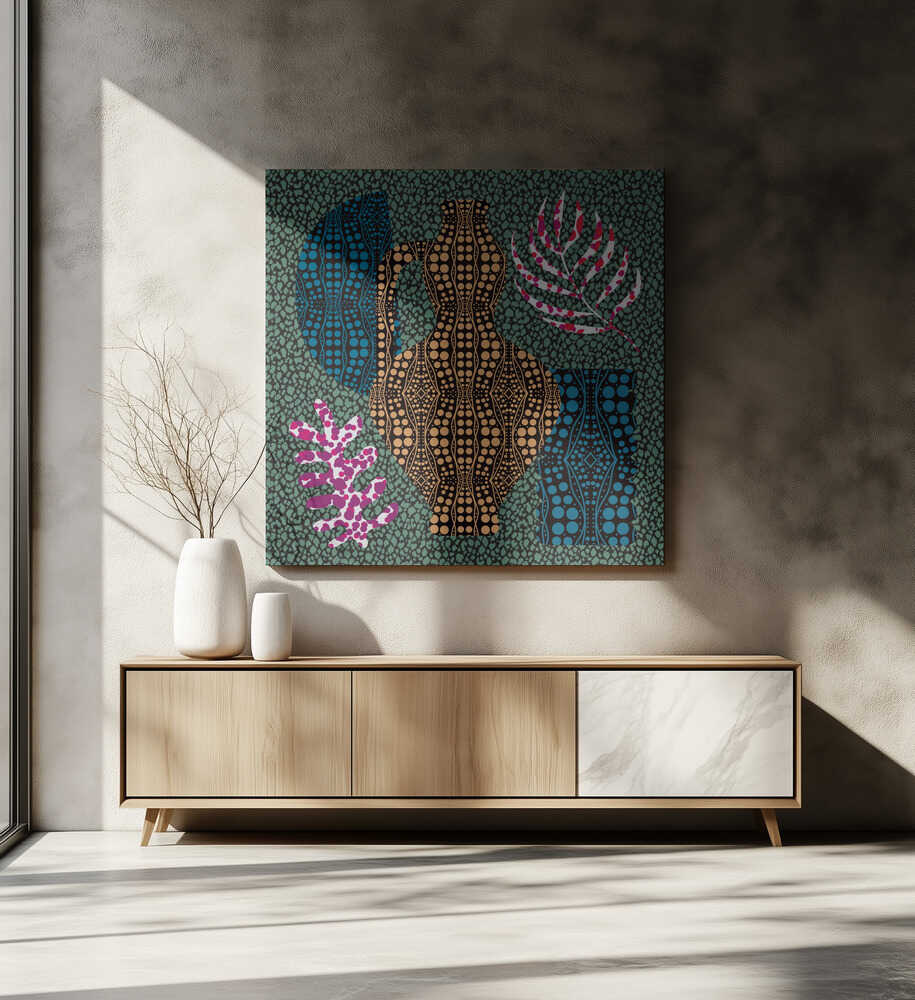 Composition bohème en mosaïque | Toile