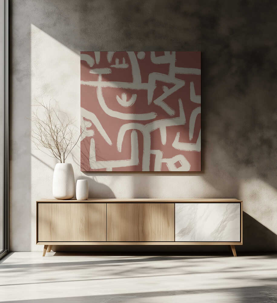 Art abstrait linéaire | Toile