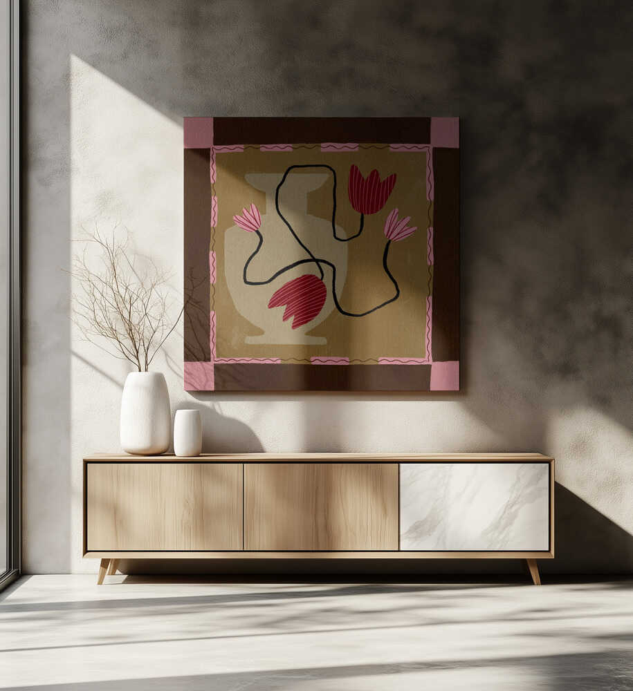 Fleurs hors du vase 4 | Toile