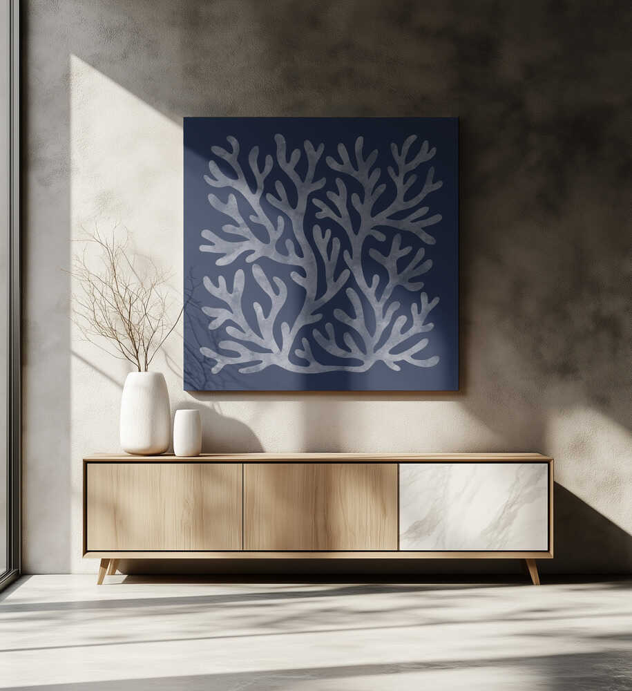 Coral square | Canvas