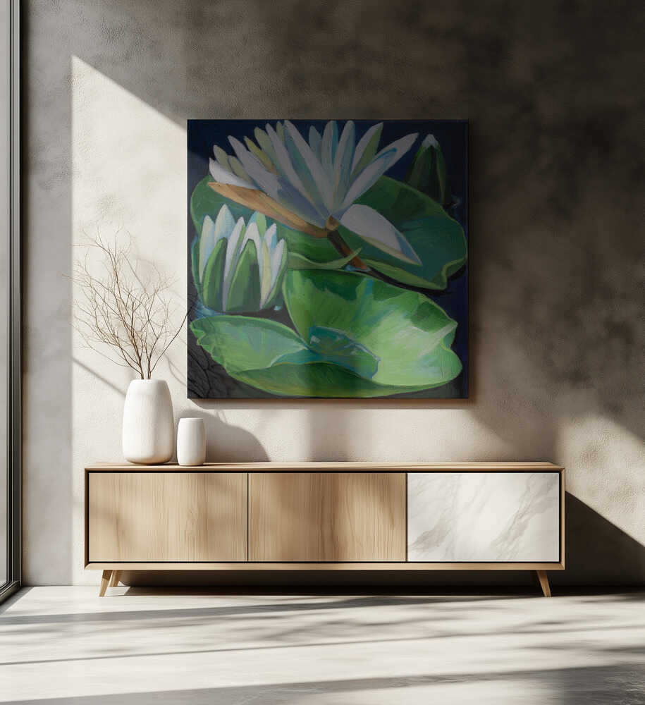 Blühende Seelilie | Leinwand