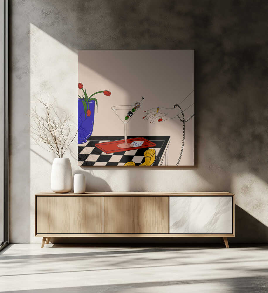 Ruf mich an | Leinwand