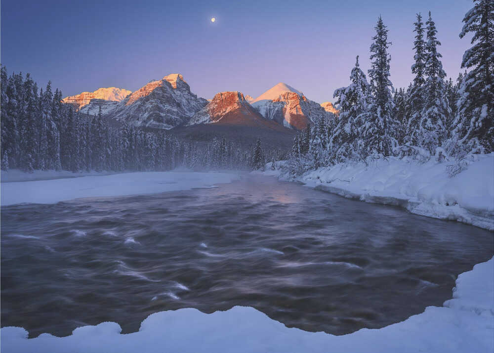 Winter Canadian Rockies | Wallpaper