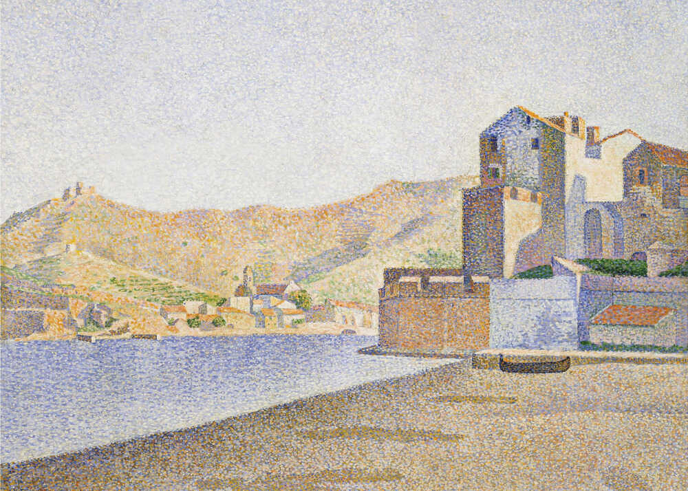 La plage municipale, Collioure 1887 | Toile
