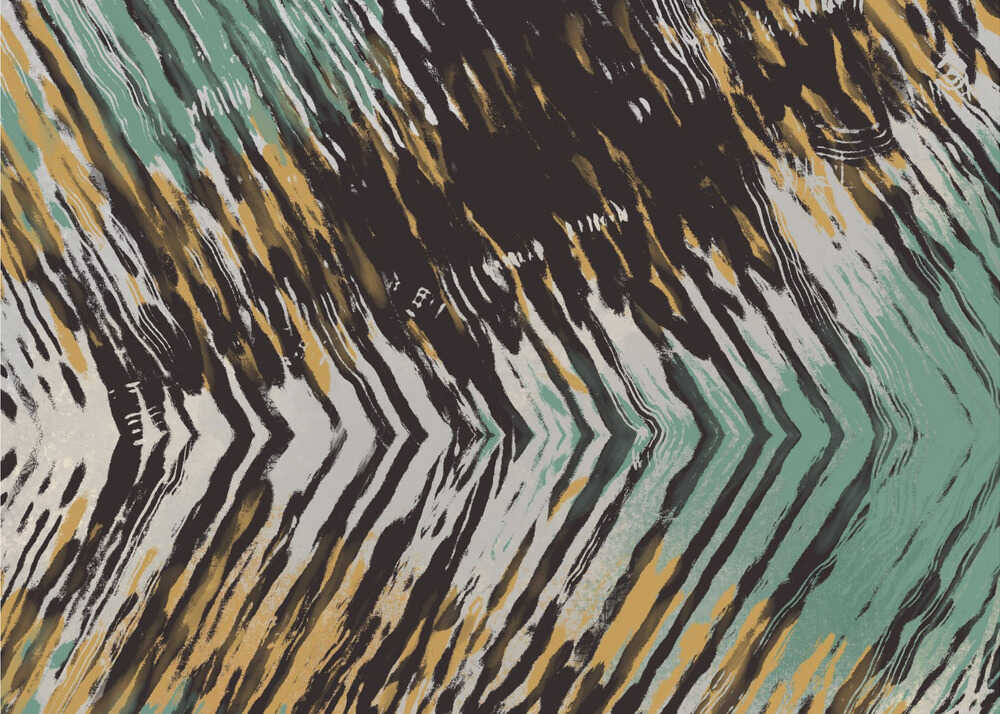 Zickzack-Wirbelwind | Leinwand