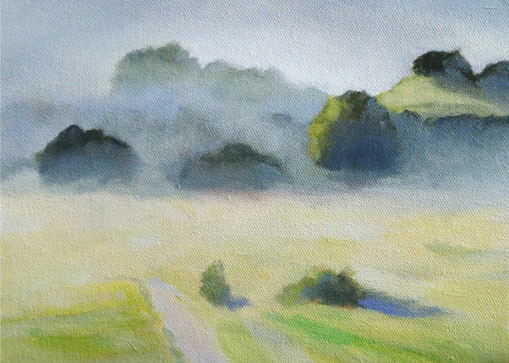 Foggy Hills | Poster