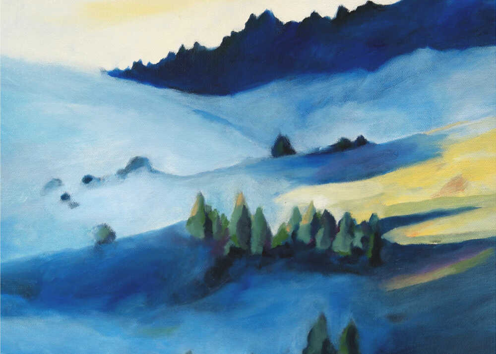 Blue Hillside | Poster