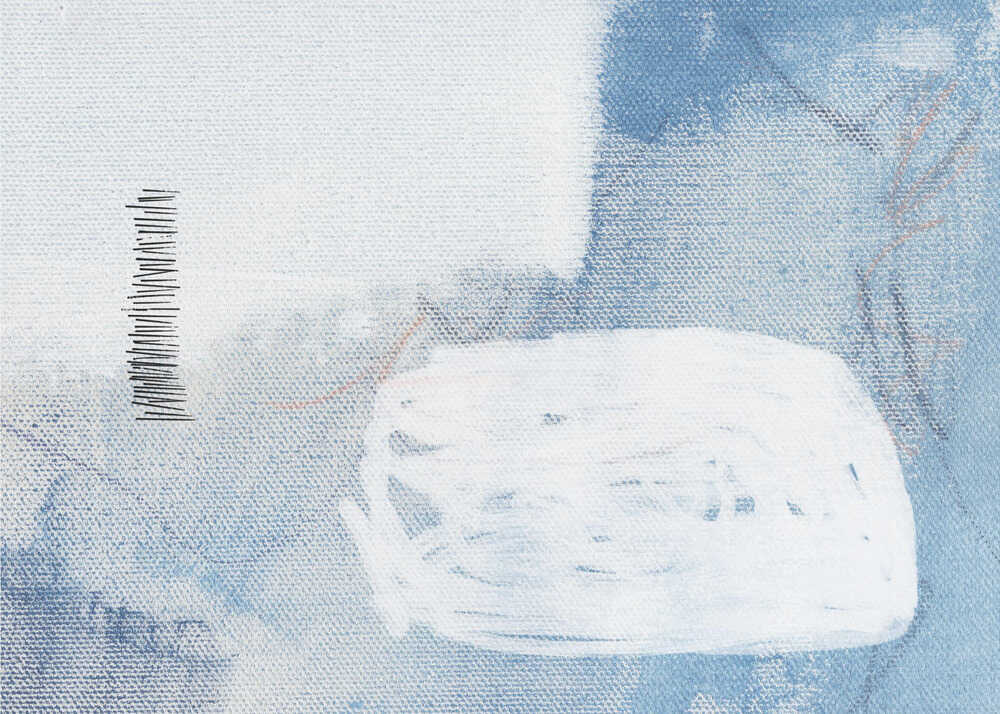 Murmures en bleu | Toile