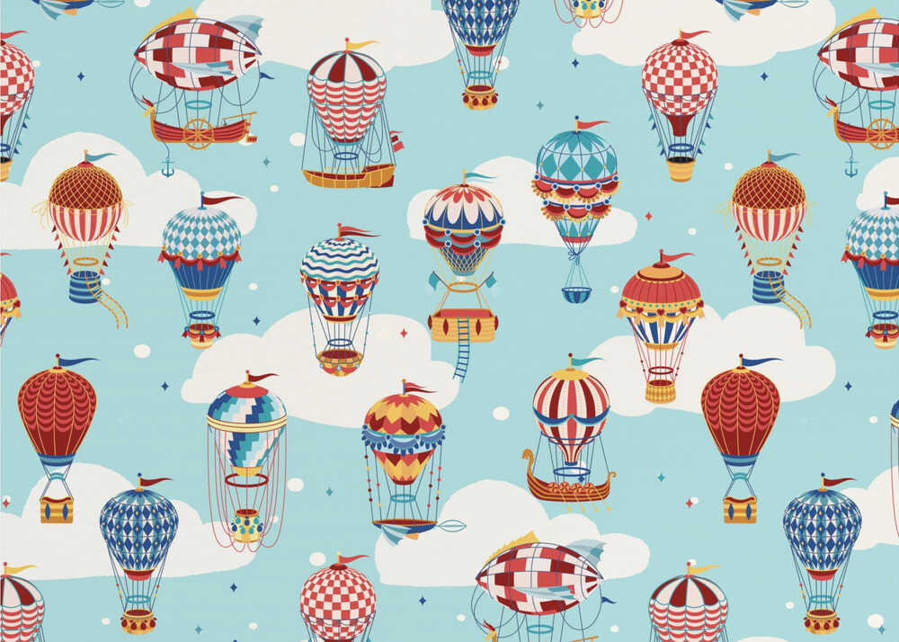 Dans les nuages_Teal | Fond d'écran