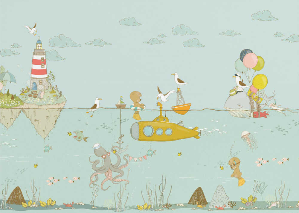 Gelbes U-Boot | Hintergrundbild