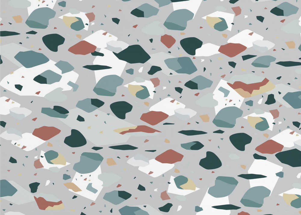 Terrazzo_Grey | Wallpaper