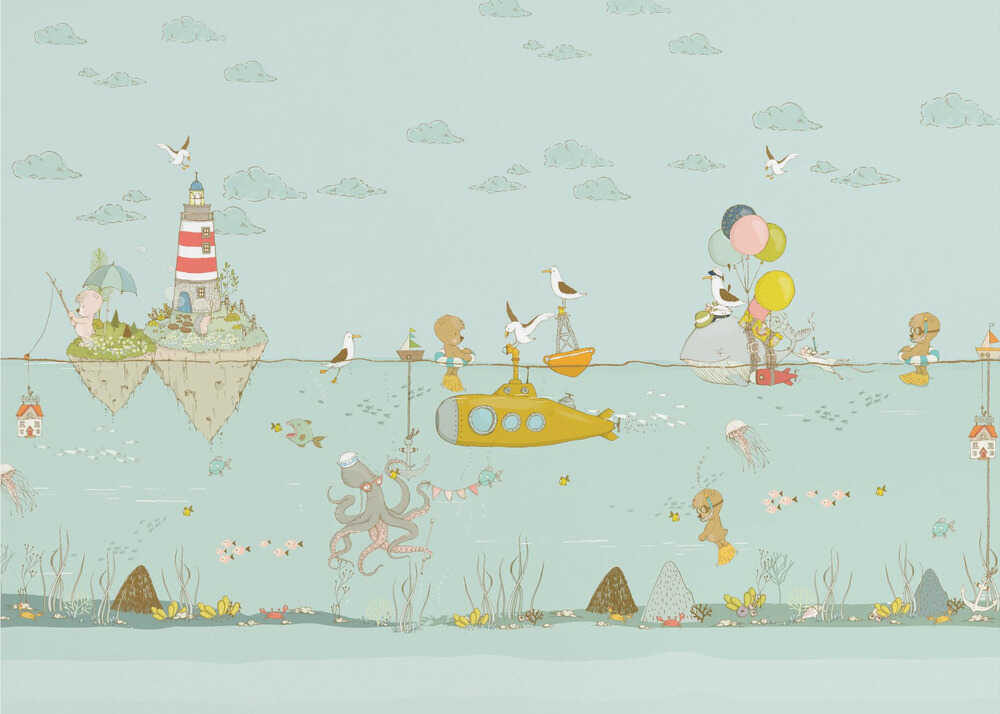 Sous-marin jaune | Fond d'écran