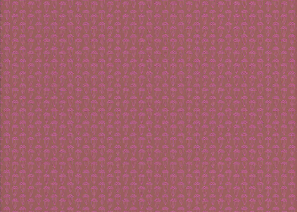 Seed Capsule Dark Pink | Wallpaper