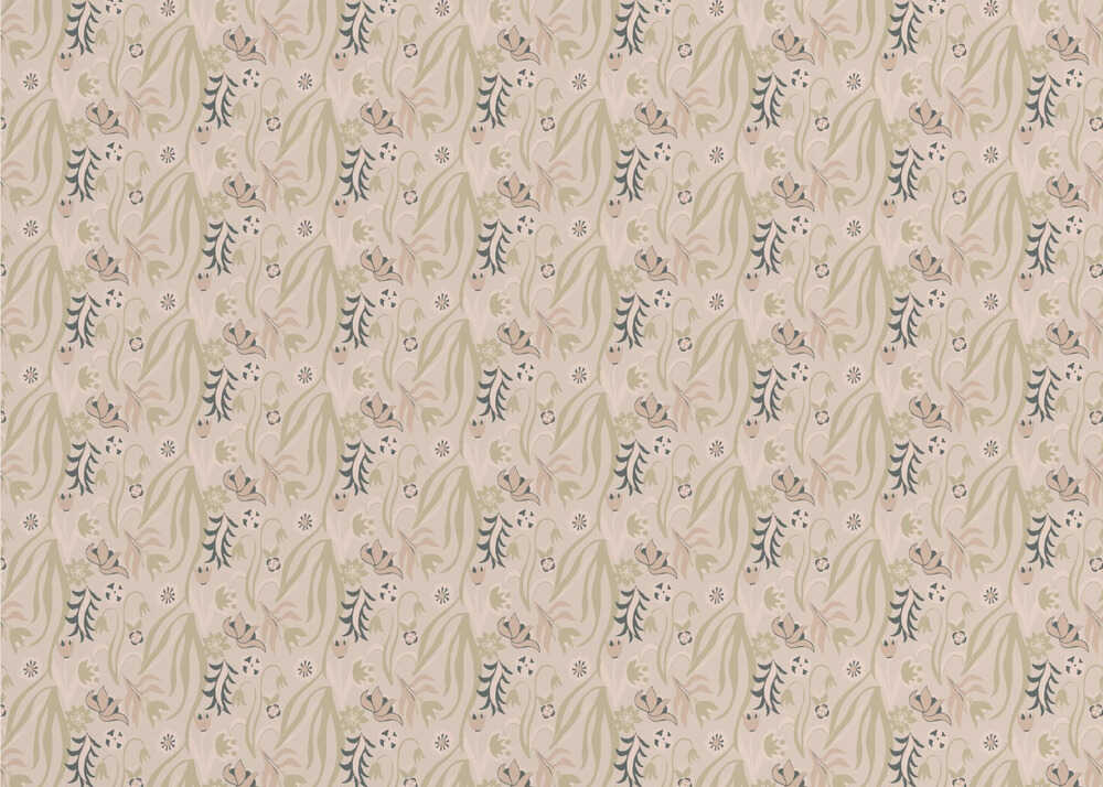 Wunderschöne Blumenmuster | Tapete