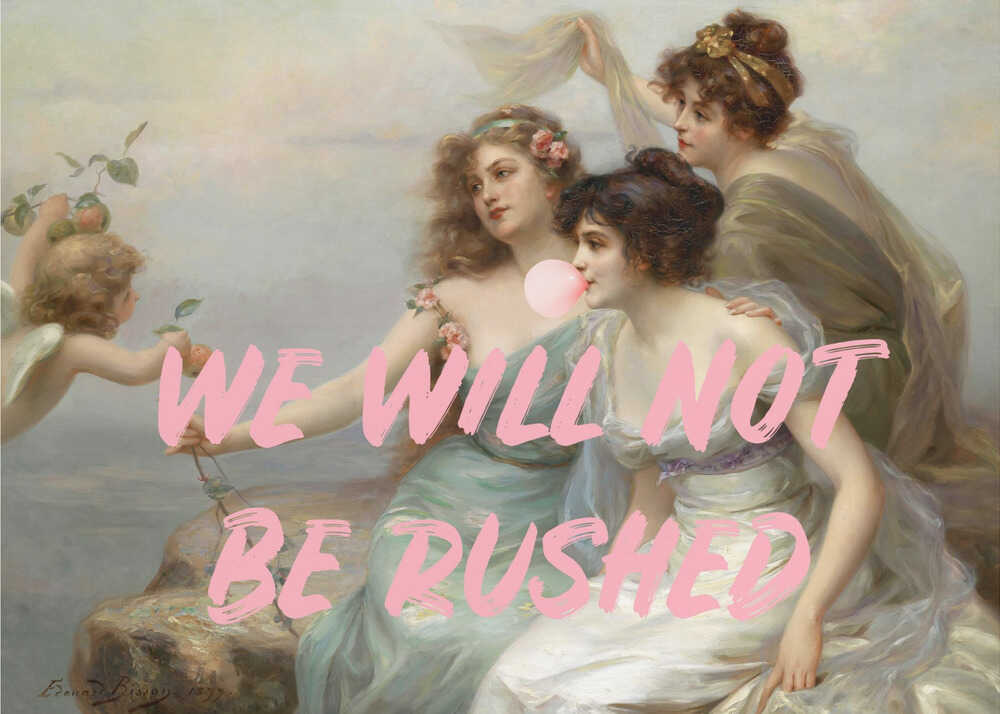 Wewillnotberushed Ratioiso | Poster