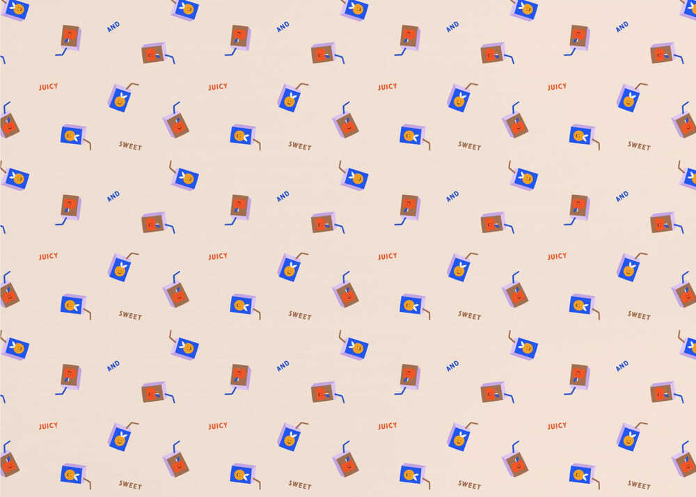 Süß und saftig (Musterdesign) | Tapete