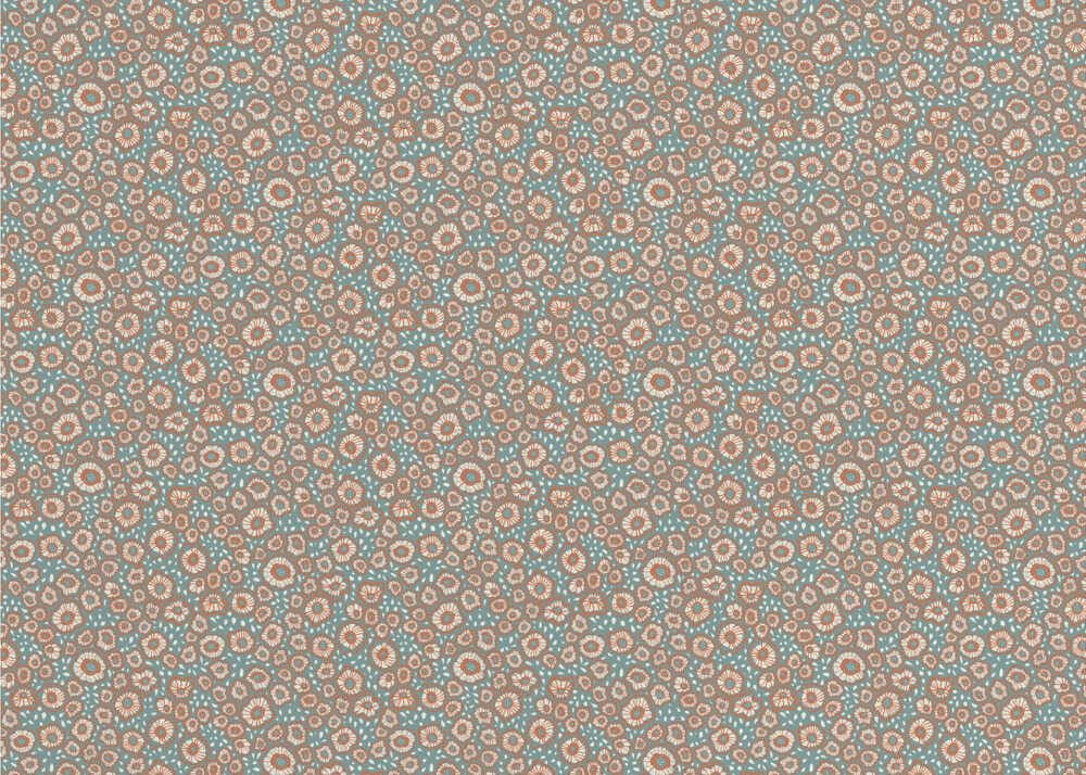 Motif floral discret sans raccord | Papier peint