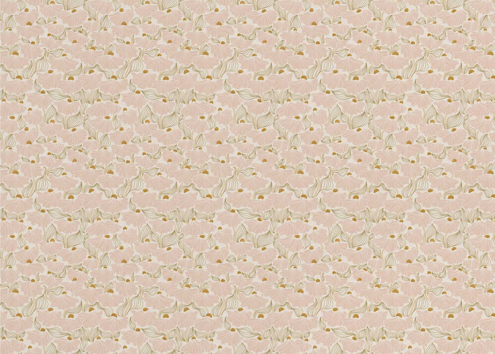 calming essentialsNatural flow meadow blush pattern | Wallpaper