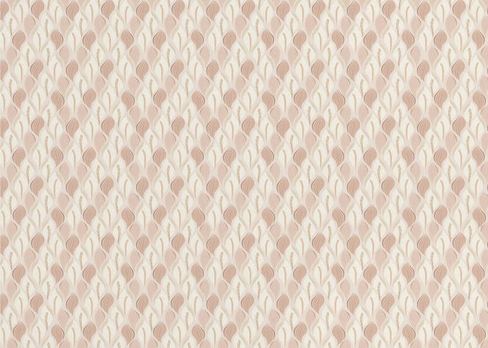 Minimalistic flow Peace lily soft peach | Wallpaper